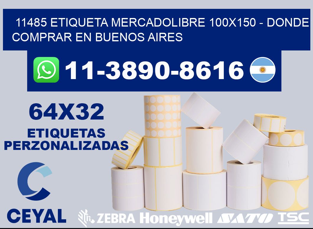 11485 etiqueta MercadoLibre 100x150 - Donde Comprar en Buenos Aires