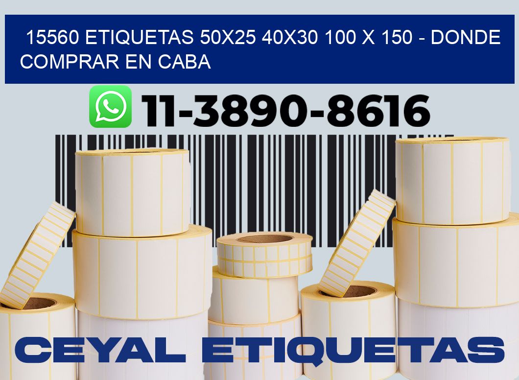 15560 etiquetas 50x25 40x30 100 x 150 - Donde Comprar en Caba