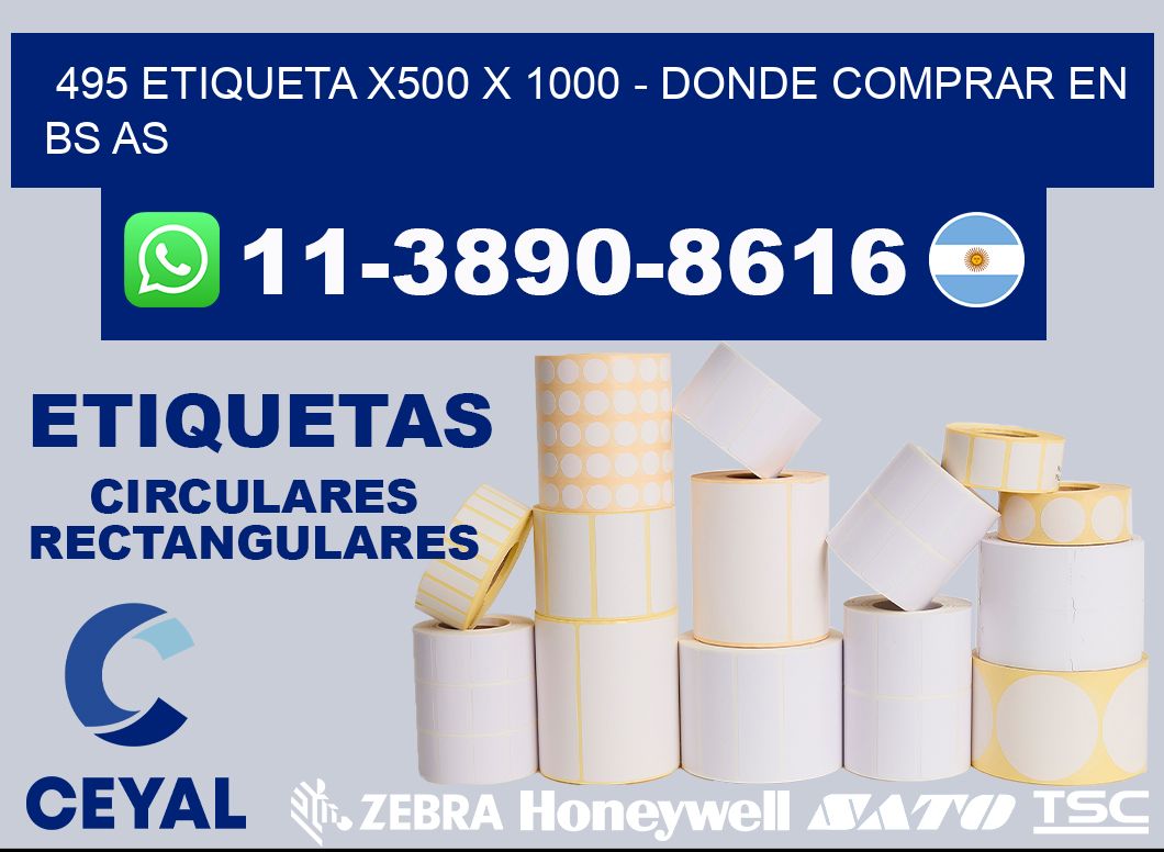 495 etiqueta x500 x 1000 - Donde Comprar en bs as