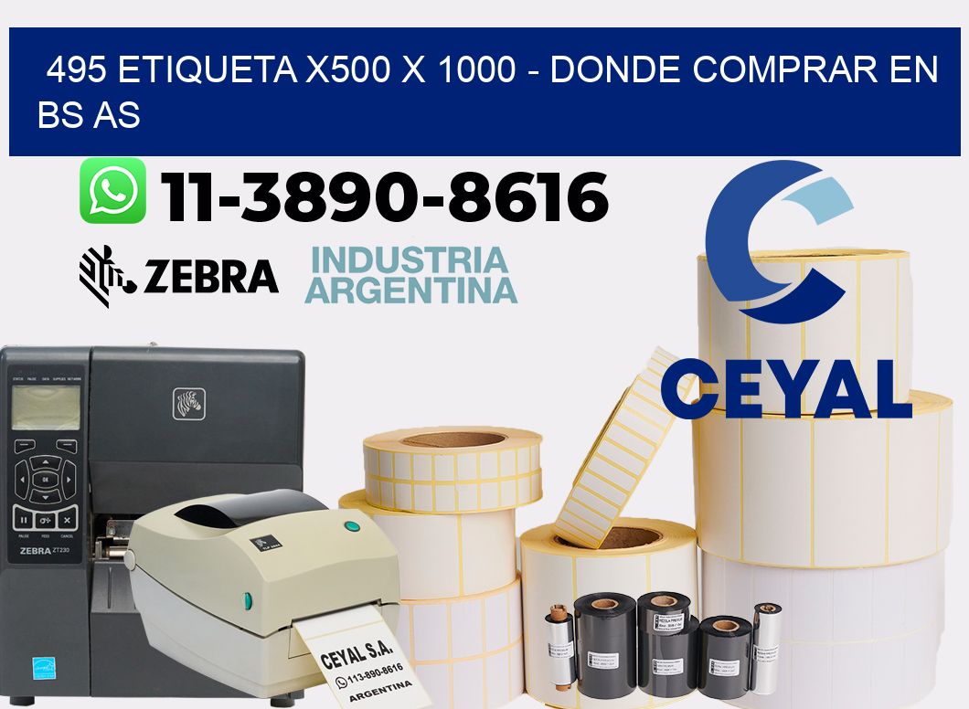 495 etiqueta x500 x 1000 - Donde Comprar en bs as