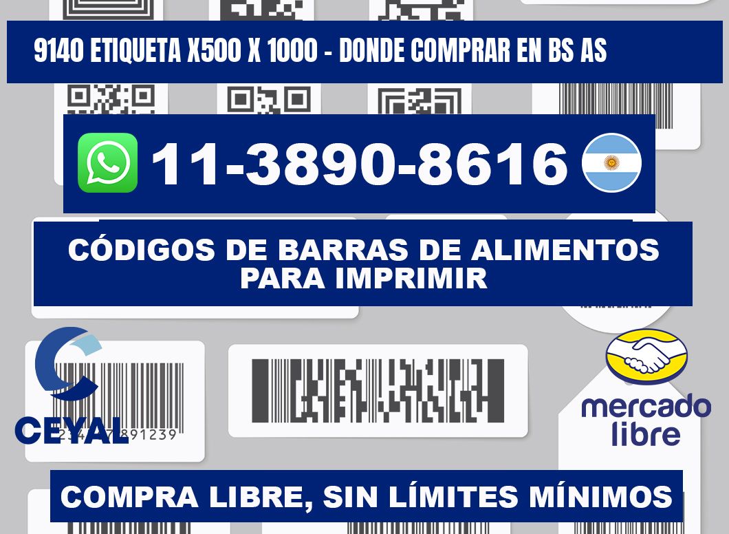 9140 etiqueta x500 x 1000 - Donde Comprar en bs as