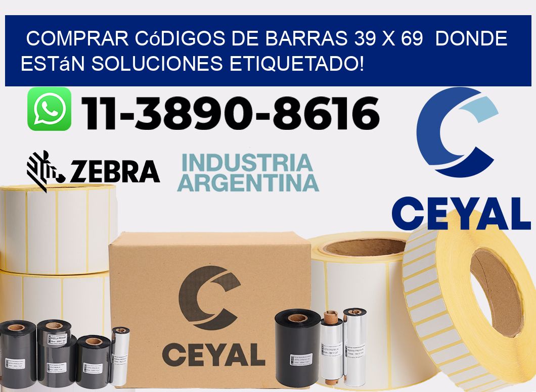 Comprar códigos de barras 39 x 69  donde están soluciones etiquetado!