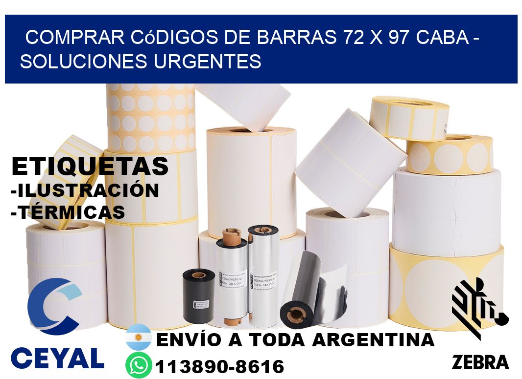 Comprar códigos de barras 72 x 97 CABA - soluciones urgentes
