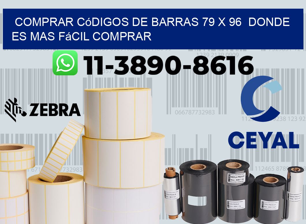 Comprar códigos de barras 79 x 96  Donde es mas fácil comprar