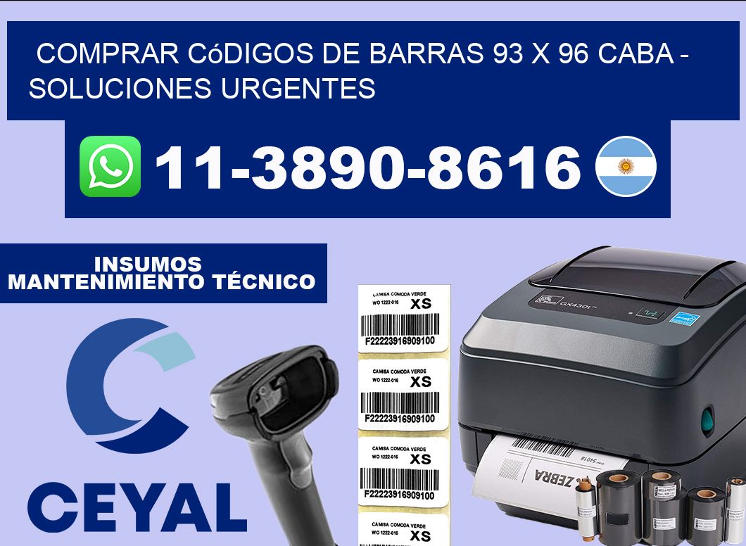 Comprar códigos de barras 93 x 96 CABA – soluciones urgentes