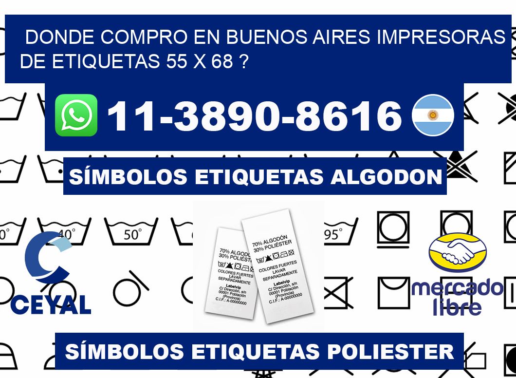 donde compro en buenos aires impresoras de etiquetas 55 x 68 ?