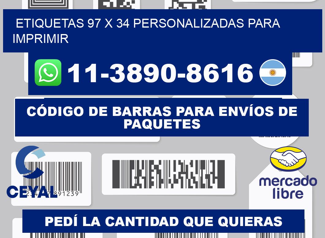 etiquetas 97 x 34 personalizadas para imprimir