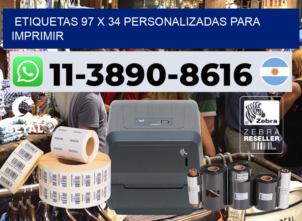 etiquetas 97 x 34 personalizadas para imprimir
