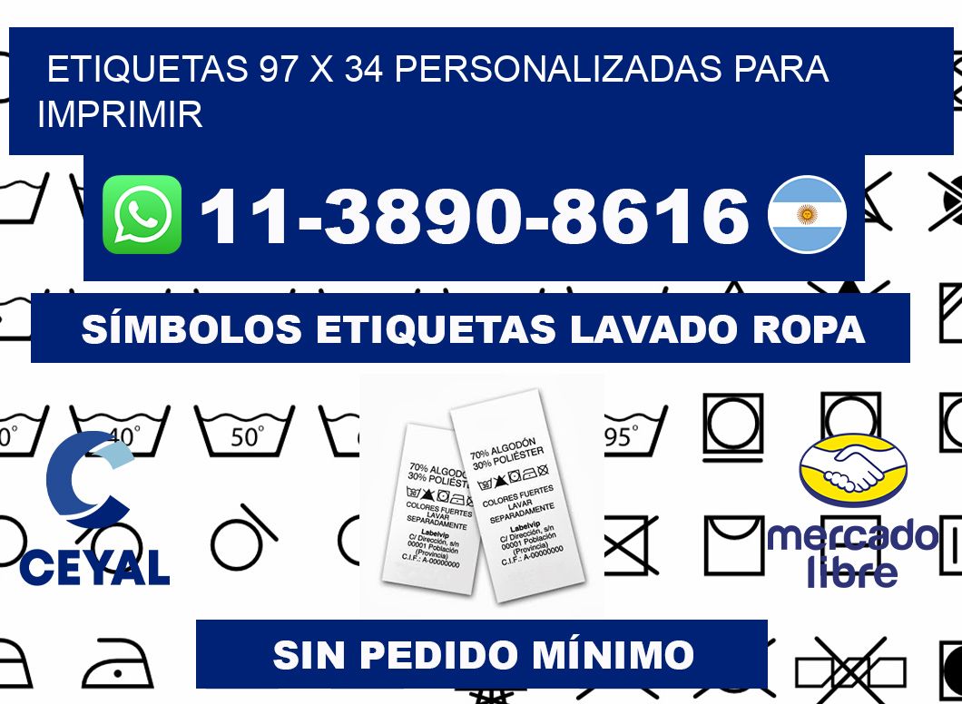 etiquetas 97 x 34 personalizadas para imprimir