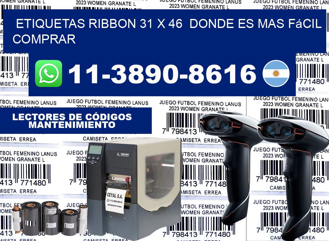 etiquetas ribbon 31 x 46  Donde es mas fácil comprar