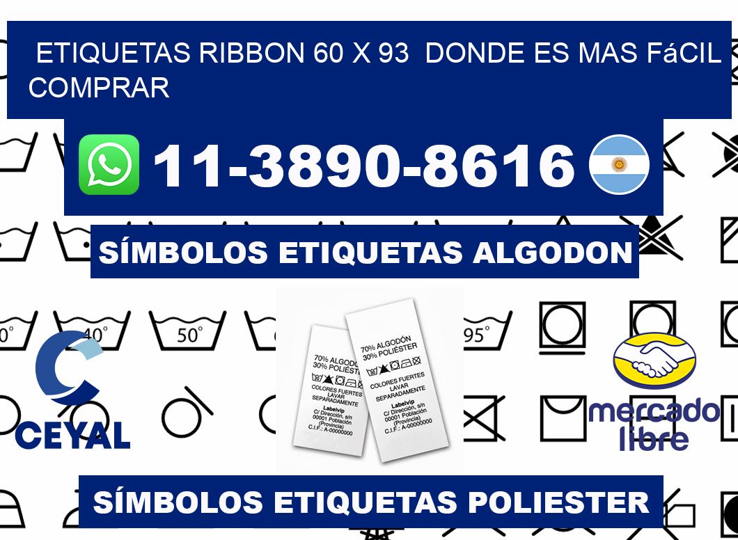 etiquetas ribbon 60 x 93  Donde es mas fácil comprar