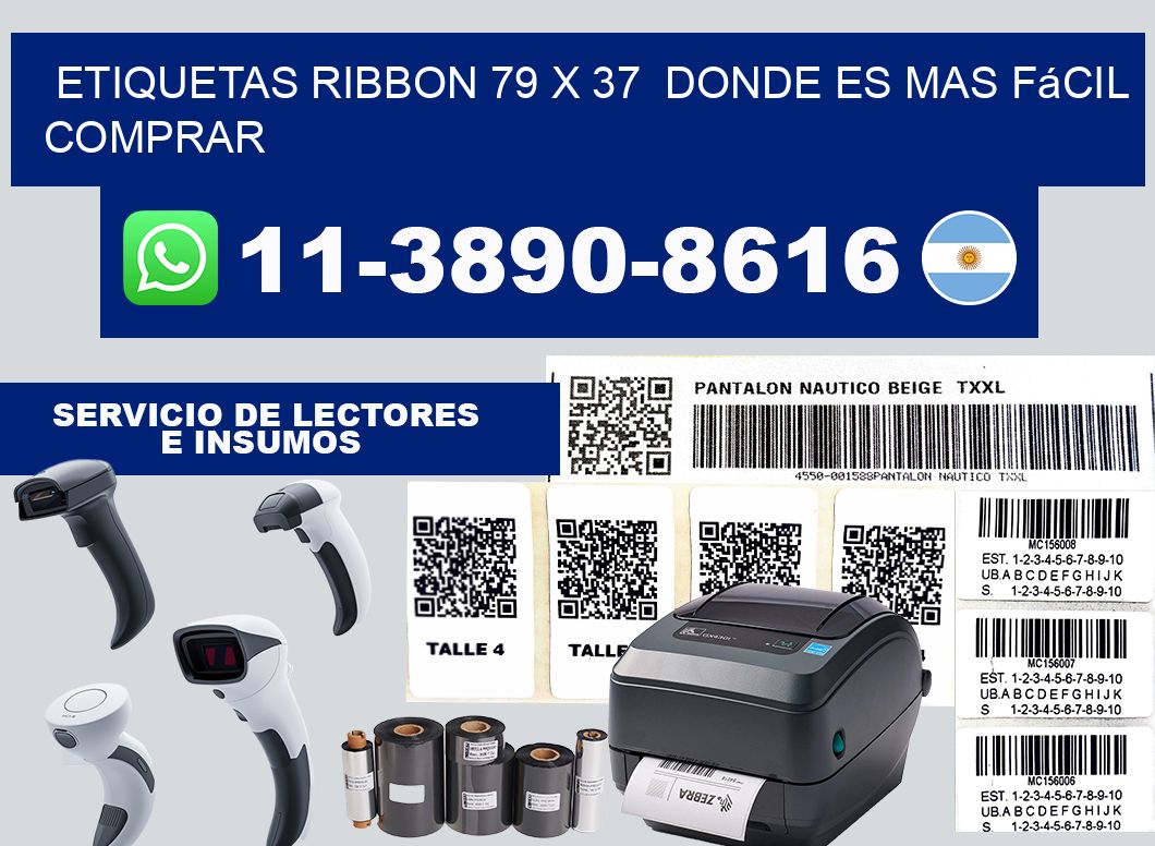 etiquetas ribbon 79 x 37  Donde es mas fácil comprar