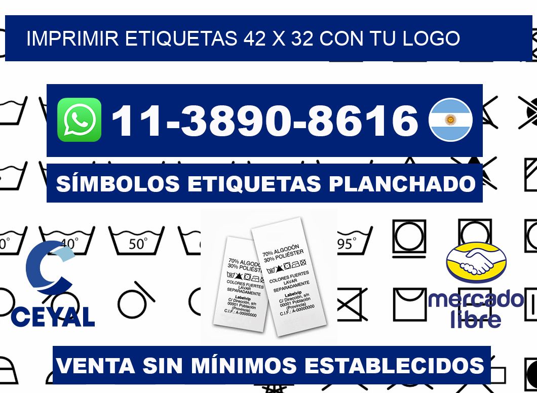 imprimir etiquetas 42 x 32 con tu logo