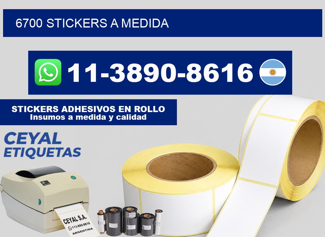 6700 stickers a medida