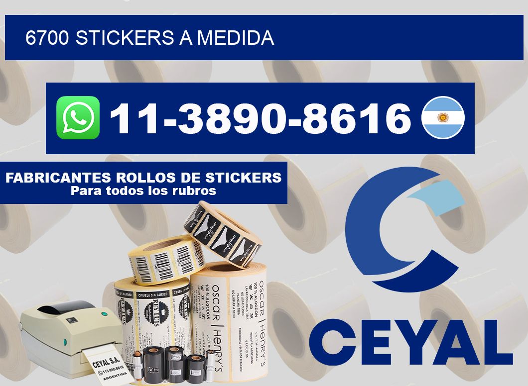 6700 stickers a medida