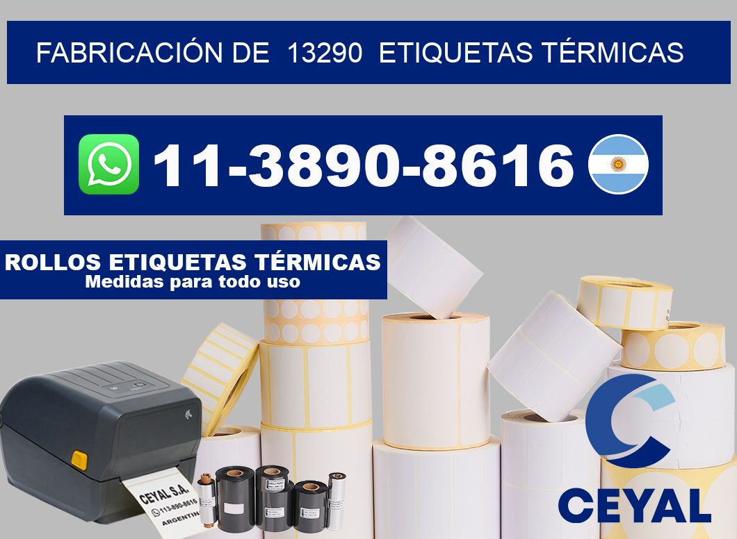 FABRICACIÓN DE 13290 ETIQUETAS TÉRMICAS
