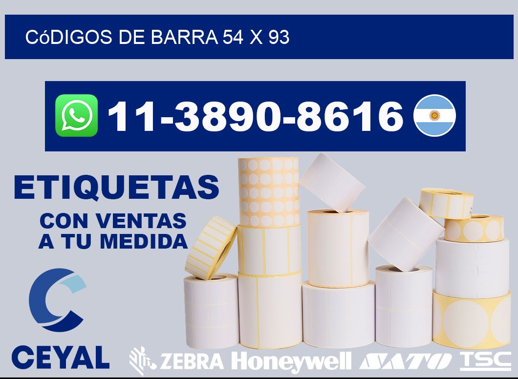 códigos de barra 54 x 93