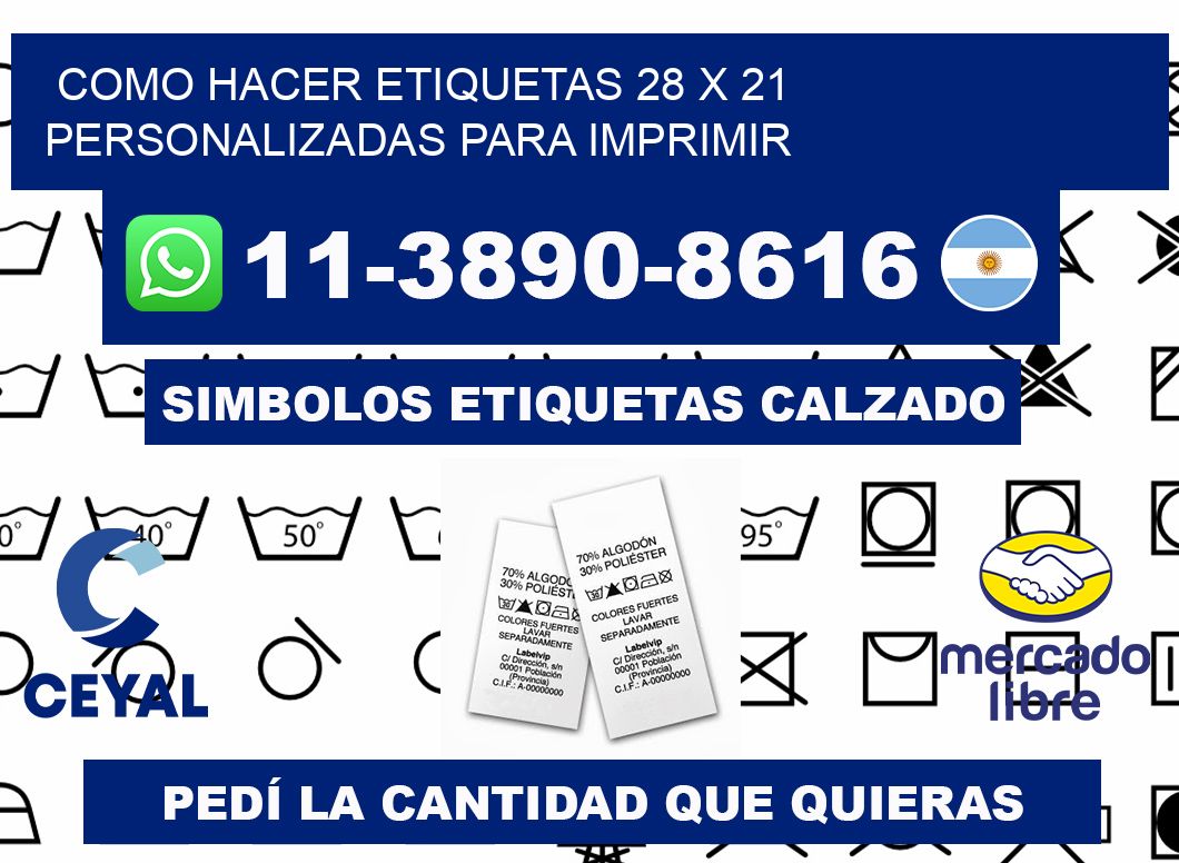 como hacer etiquetas 28 x 21 personalizadas para imprimir