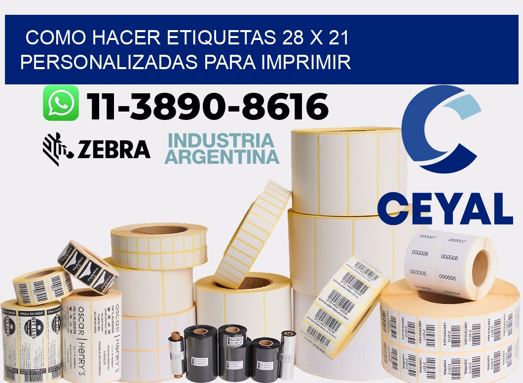 como hacer etiquetas 28 x 21 personalizadas para imprimir