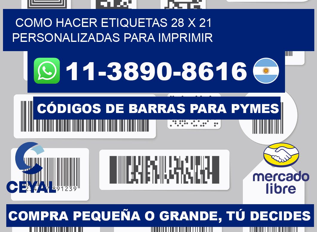 como hacer etiquetas 28 x 21 personalizadas para imprimir