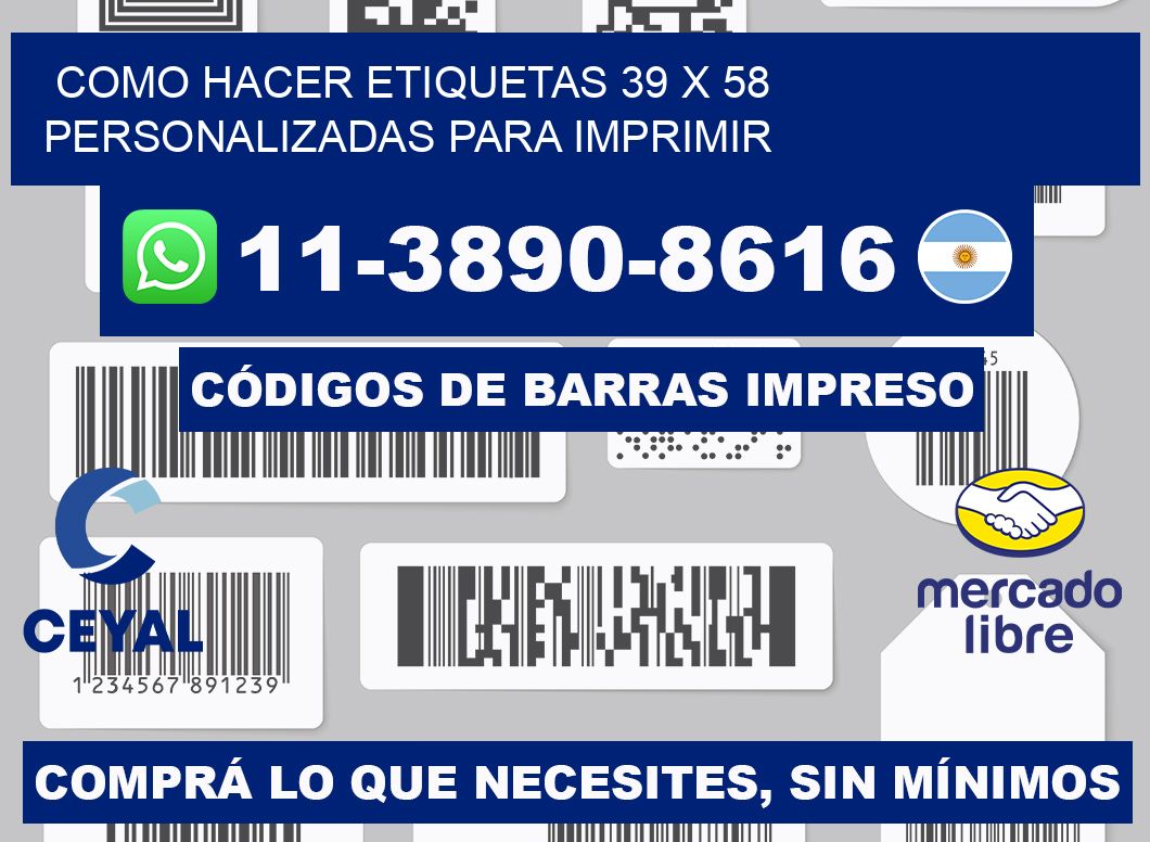 como hacer etiquetas 39 x 58 personalizadas para imprimir