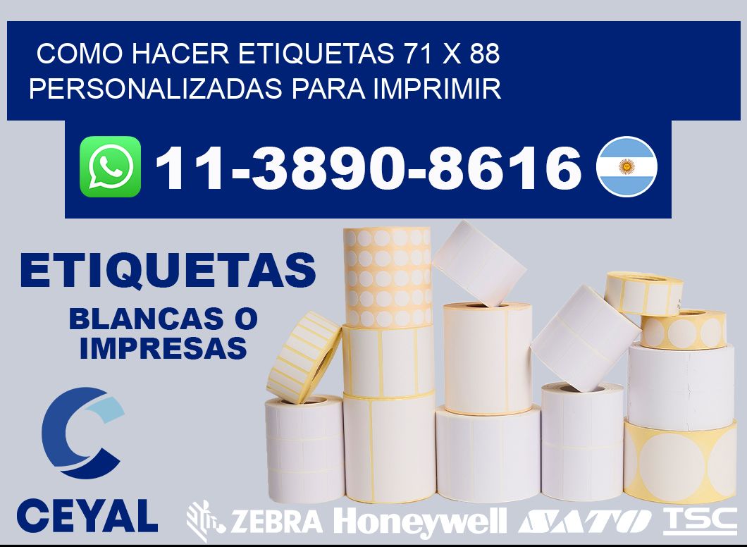 como hacer etiquetas 71 x 88 personalizadas para imprimir