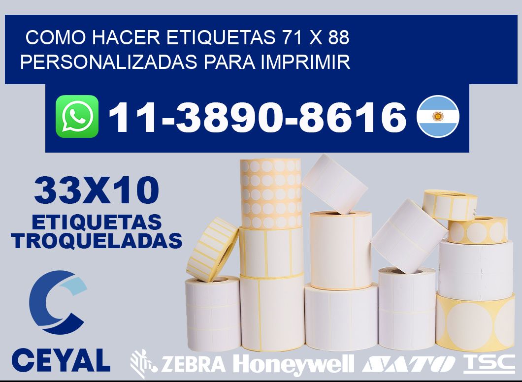 como hacer etiquetas 71 x 88 personalizadas para imprimir