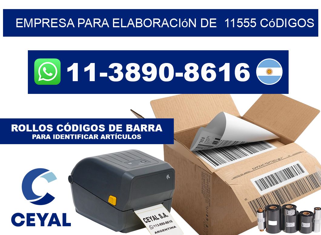 empresa para elaboración de  11555 códigos