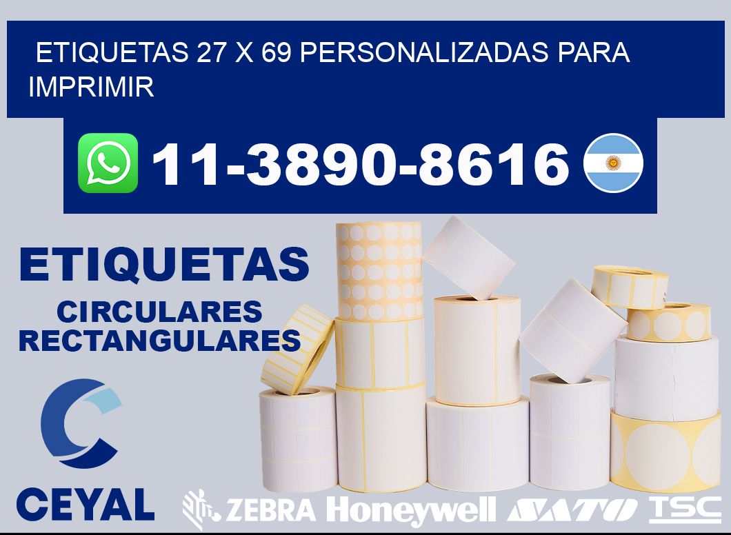 etiquetas 27 x 69 personalizadas para imprimir