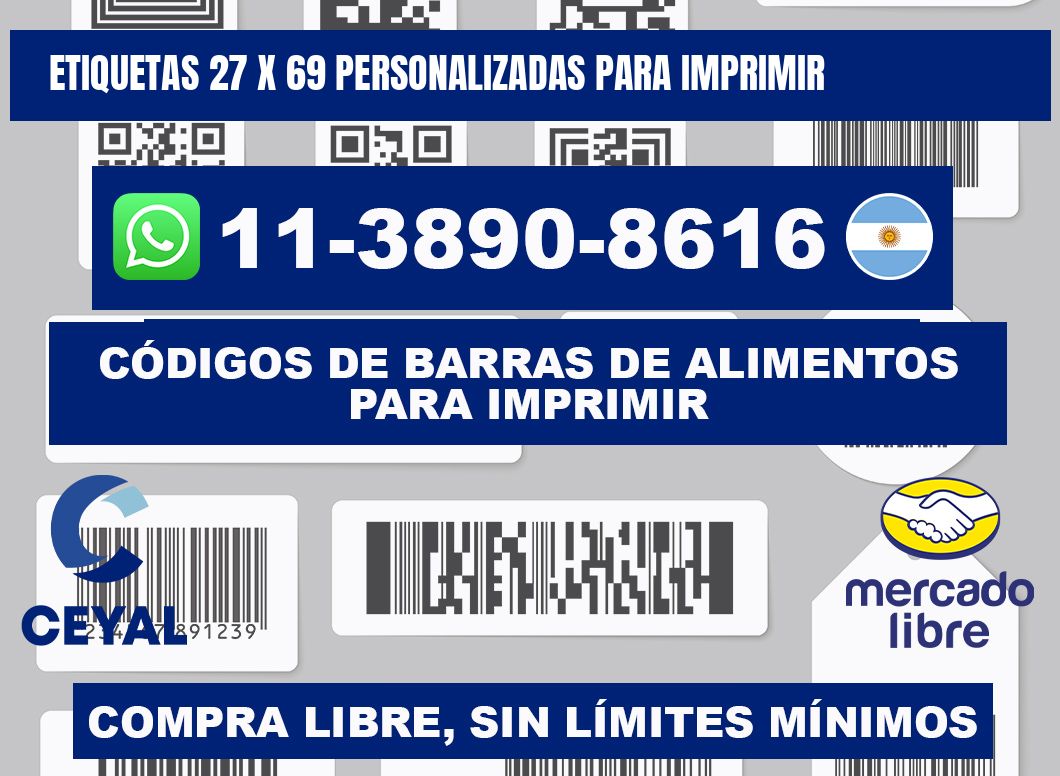 etiquetas 27 x 69 personalizadas para imprimir