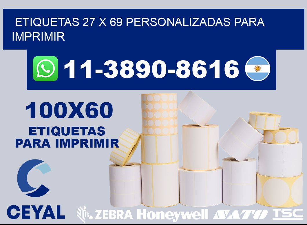 etiquetas 27 x 69 personalizadas para imprimir