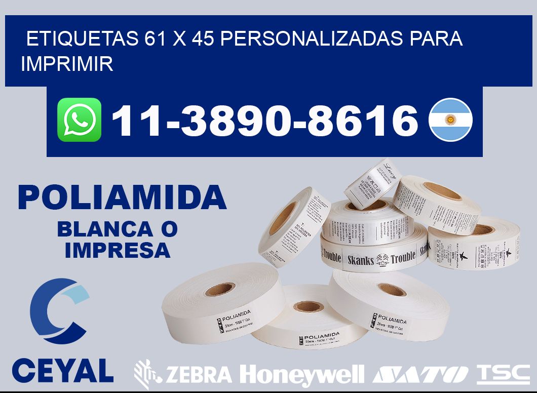 etiquetas 61 x 45 personalizadas para imprimir