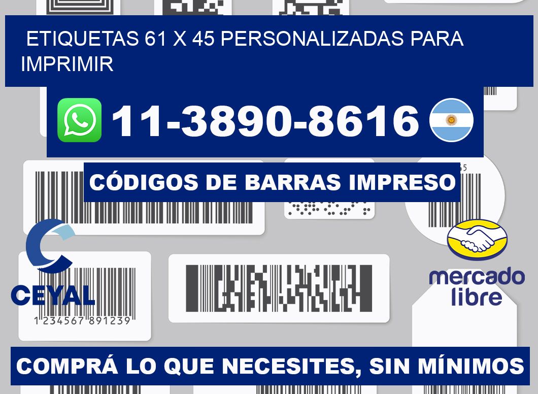 etiquetas 61 x 45 personalizadas para imprimir