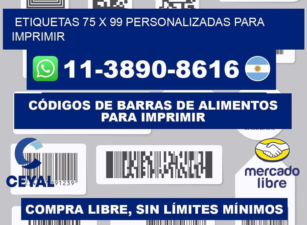 etiquetas 75 x 99 personalizadas para imprimir