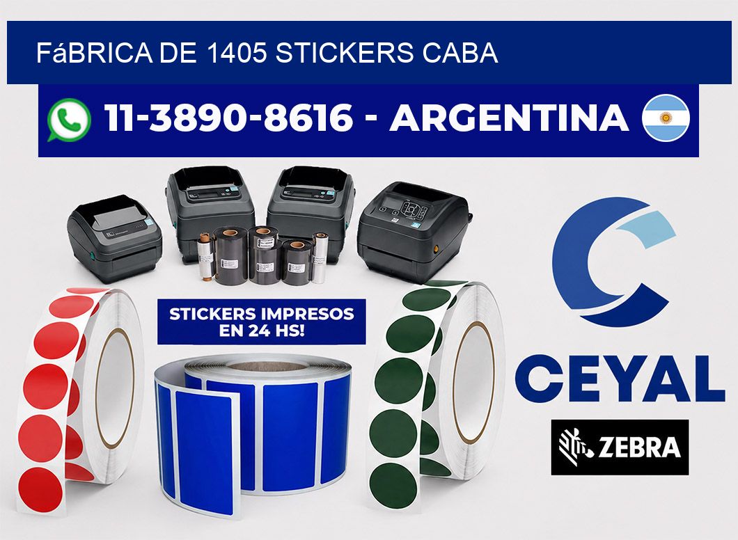 fábrica de 1405 stickers CABA