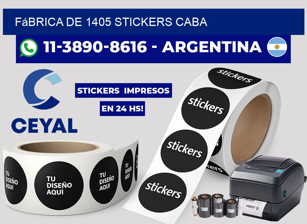 fábrica de 1405 stickers CABA