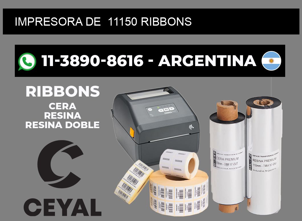 impresora de 11150 ribbons