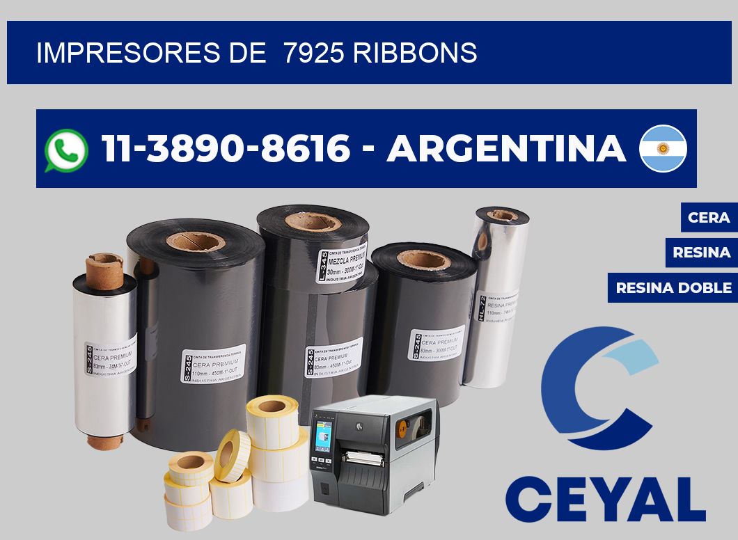 impresores de 7925 ribbons