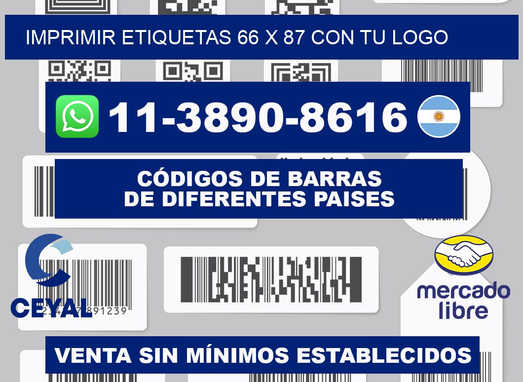 imprimir etiquetas 66 x 87 con tu logo