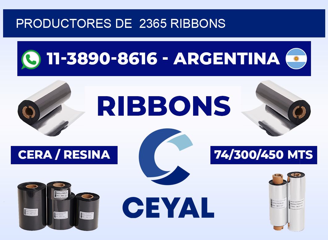 productores de 2365 ribbons