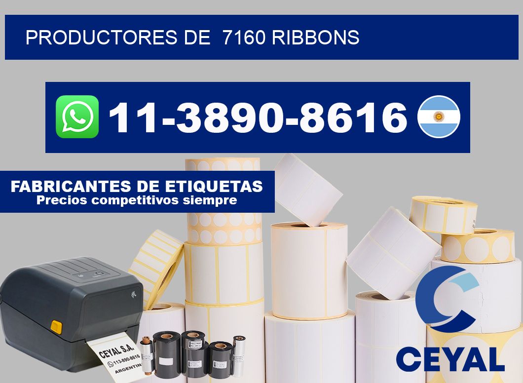 productores de  7160 ribbons