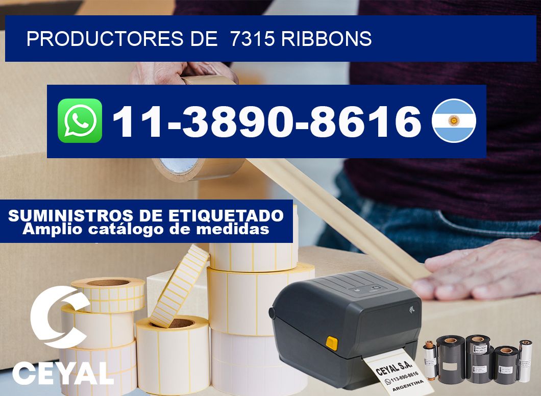 productores de 7315 ribbons