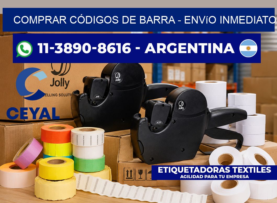 COMPRAR CÓDIGOS DE BARRA – Envío inmediato