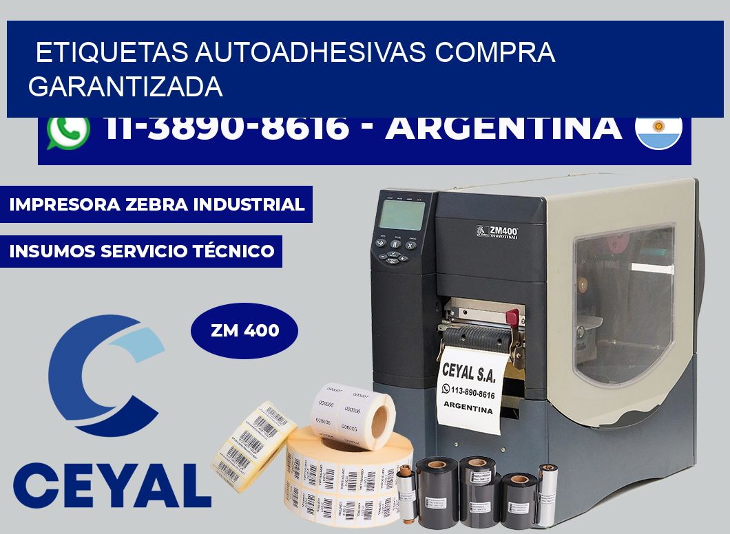 ETIQUETAS AUTOADHESIVAS Compra garantizada