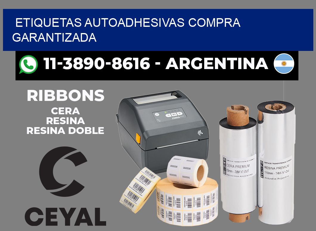 ETIQUETAS AUTOADHESIVAS Compra garantizada