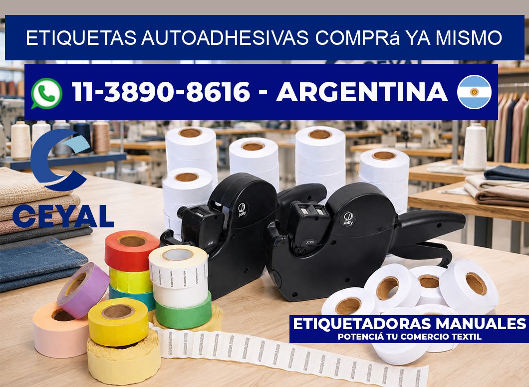 ETIQUETAS AUTOADHESIVAS Comprá ya mismo