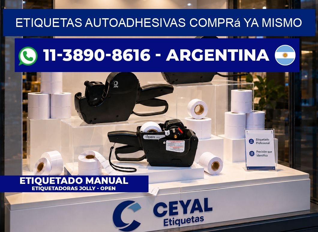 ETIQUETAS AUTOADHESIVAS Comprá ya mismo