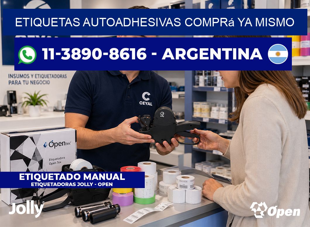 ETIQUETAS AUTOADHESIVAS Comprá ya mismo