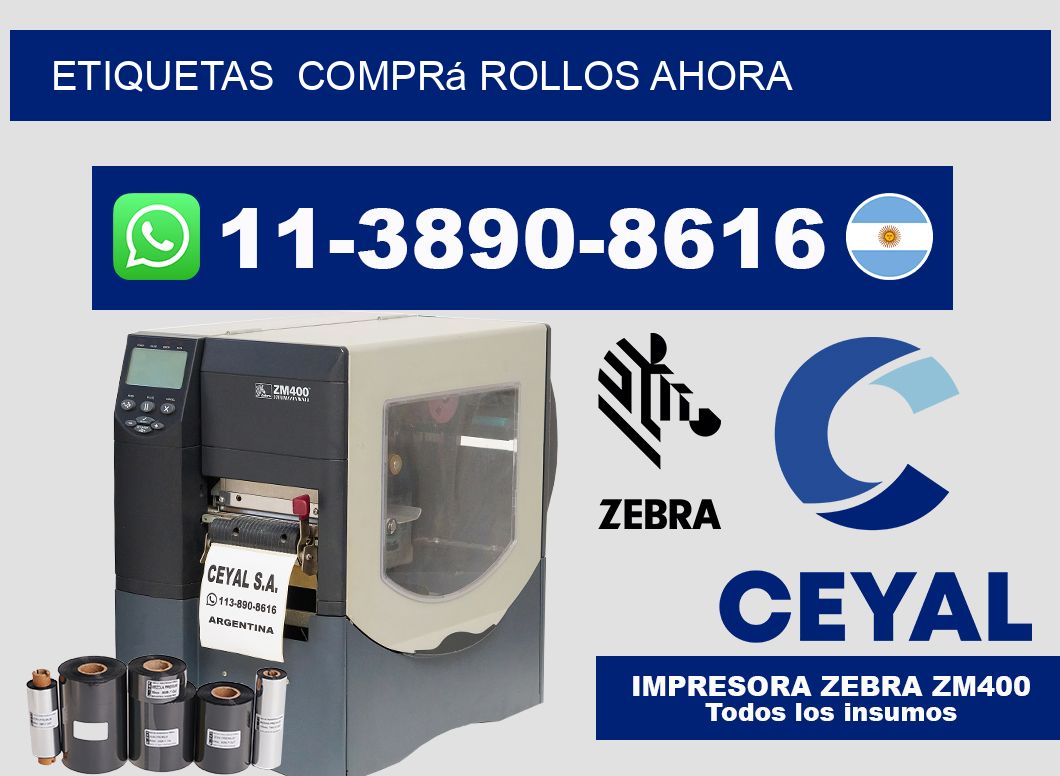 ETIQUETAS  Comprá rollos ahora