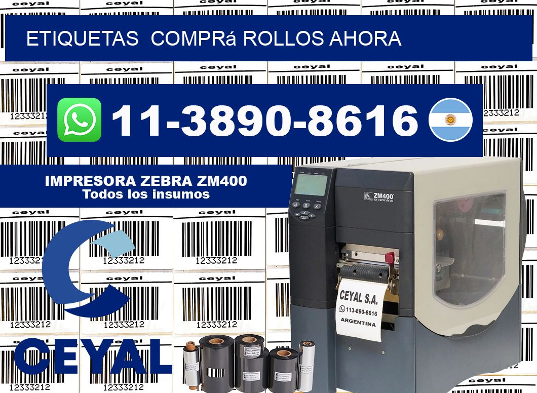 ETIQUETAS  Comprá rollos ahora